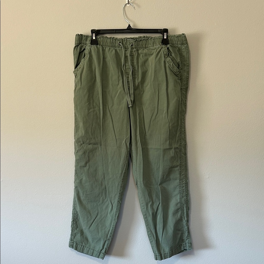 Sonoma Olive Green Drawstring Chinos for Men